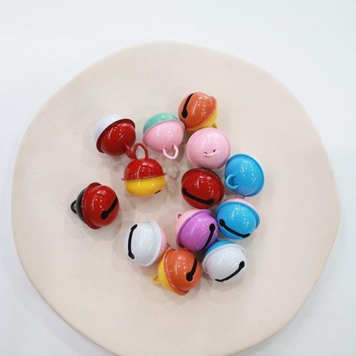 10PCS 22mm Colorful Christmas Bells Beads Jingle Bells Party Christmas Tree Decoration Pendants DIY Crafts Handmade Accessories